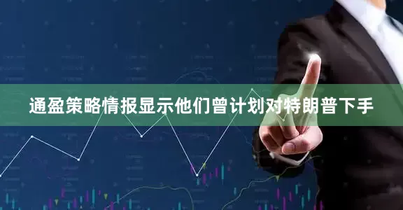 通盈策略情报显示他们曾计划对特朗普下手